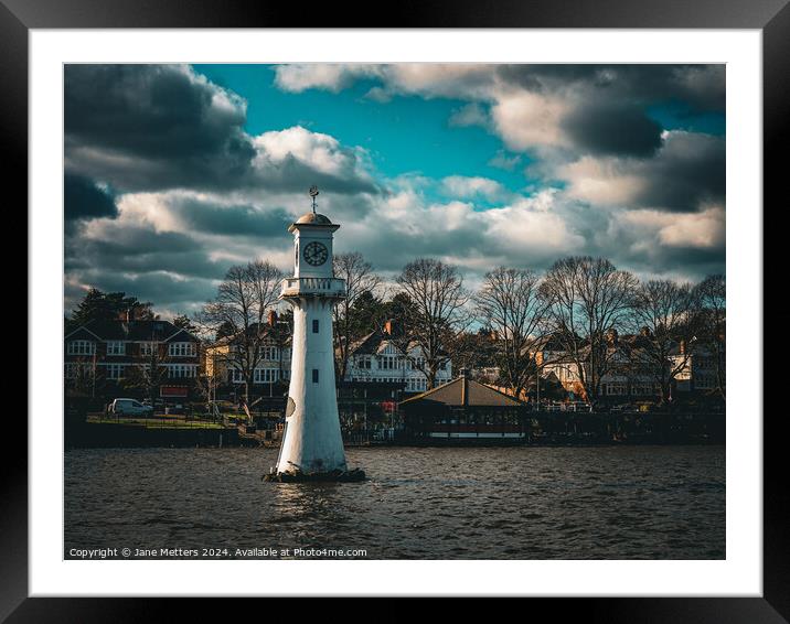 The Scott Memorial at Roath Park Framed Mounted Print by Jane Metters