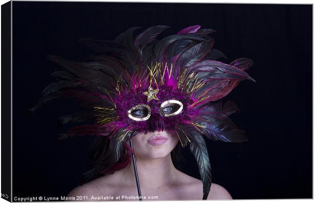 Masquerade Canvas Print by Lynne Morris (Lswpp)