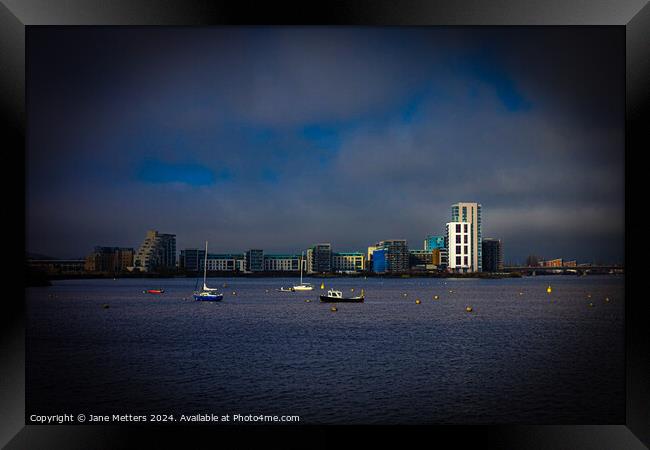 Cardiff Bay  Framed Print by Jane Metters