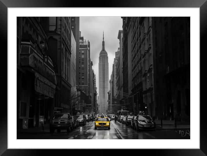 New York City Framed Mounted Print by Picture Wizard