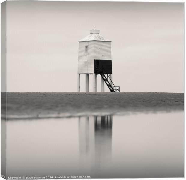 Low Lighthouse Canvas Print by Dave Bowman