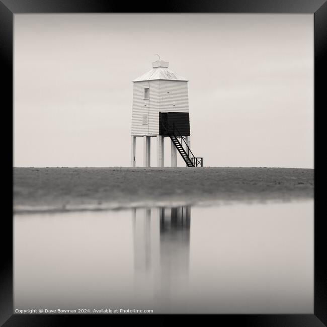 Low Lighthouse Framed Print by Dave Bowman