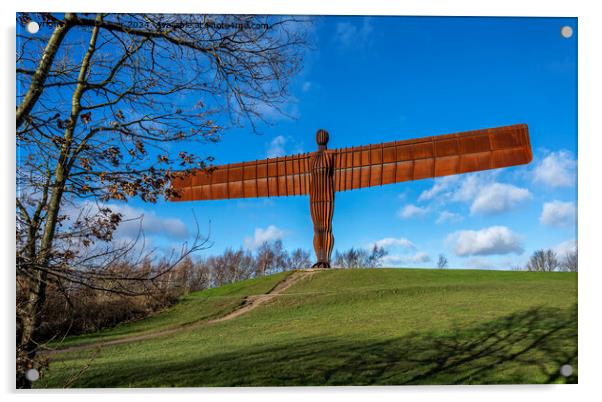 Angel of the North Acrylic by keith sayer