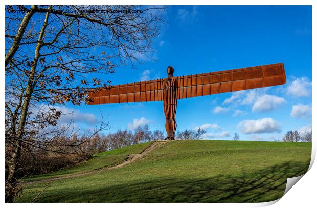 Angel of the North Print by keith sayer