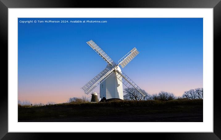 Jack and Jill Windmills Framed Mounted Print by Tom McPherson