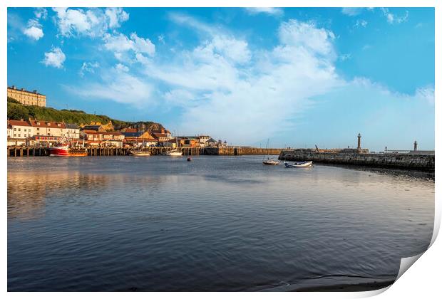 The River Esk Whitby Print by Steve Smith