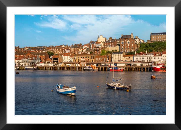 The River Esk Whitby Framed Mounted Print by Steve Smith
