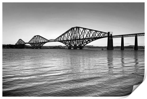 Forth Bridge Print by Darren Galpin