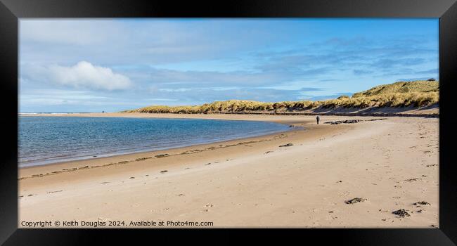Budle Bay, Northumberland Framed Print by Keith Douglas