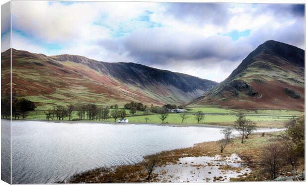 Buttermere and Fleetwith Pike Canvas Print by Ceri Jones