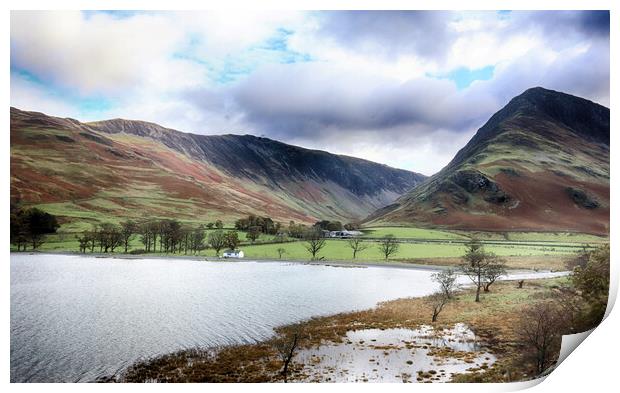 Buttermere and Fleetwith Pike Print by Ceri Jones