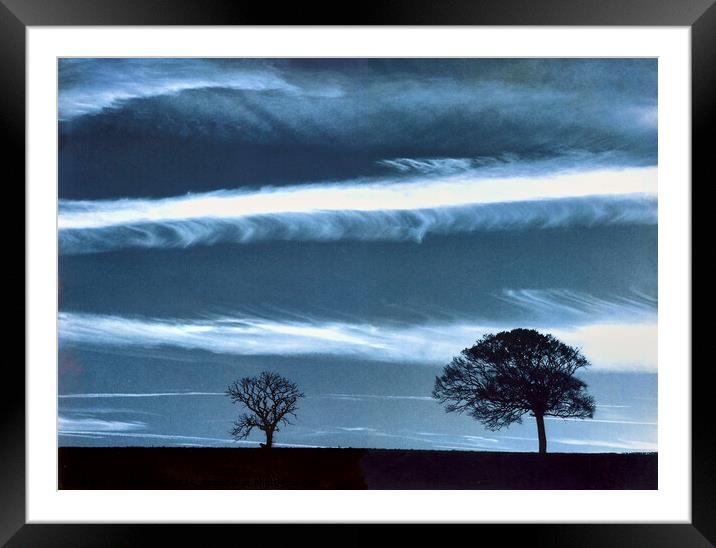 East Yorkshire cloud formation Framed Mounted Print by Phil Brown