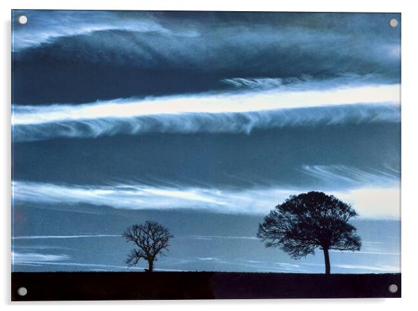 East Yorkshire cloud formation Acrylic by Phil Brown
