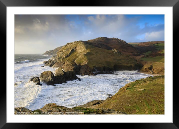 Soar Mill Cove Framed Mounted Print by Andrew Ray