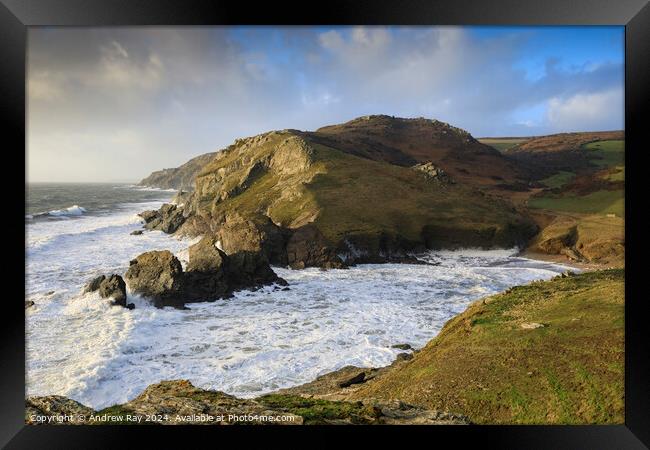 Soar Mill Cove Framed Print by Andrew Ray