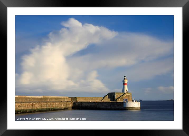  Harbour Lighthouse (Fraserburgh) Framed Mounted Print by Andrew Ray