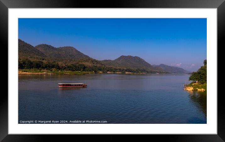 River of Two Colours Framed Mounted Print by Margaret Ryan