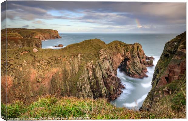 Bullers of Buchan Canvas Print by Andrew Ray