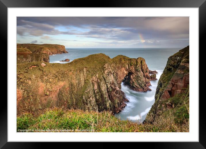 Bullers of Buchan Framed Mounted Print by Andrew Ray