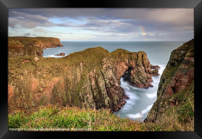 Bullers of Buchan Framed Print by Andrew Ray