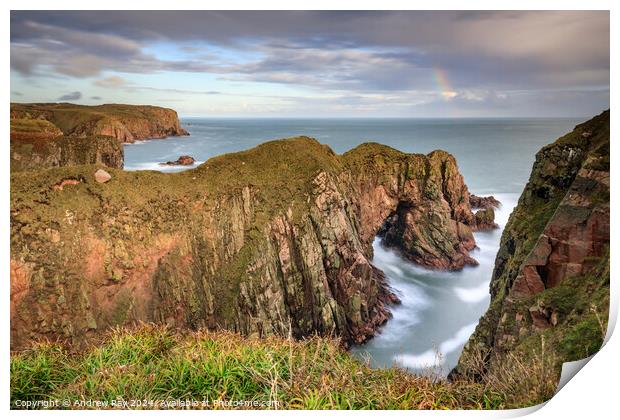 Bullers of Buchan Print by Andrew Ray