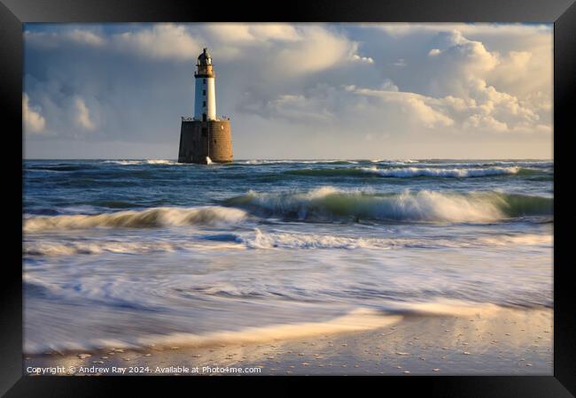 Morning at Rattray Lighthouse Framed Print by Andrew Ray