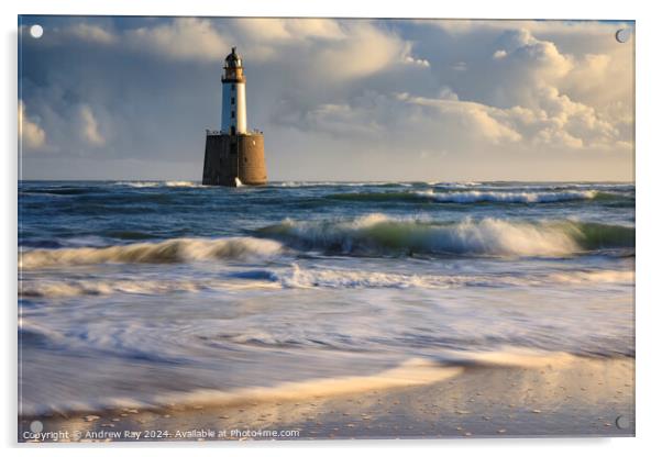 Morning at Rattray Lighthouse Acrylic by Andrew Ray