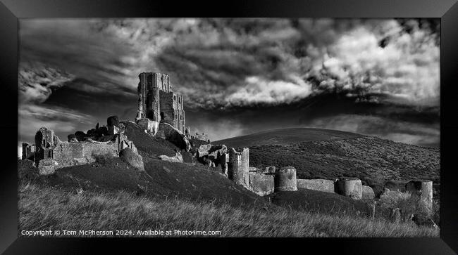 Corfe Castle Framed Print by Tom McPherson