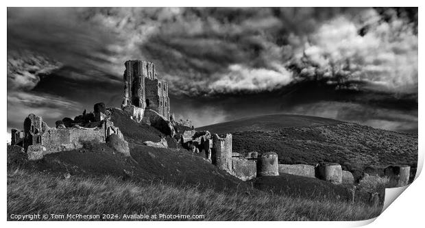 Corfe Castle Print by Tom McPherson