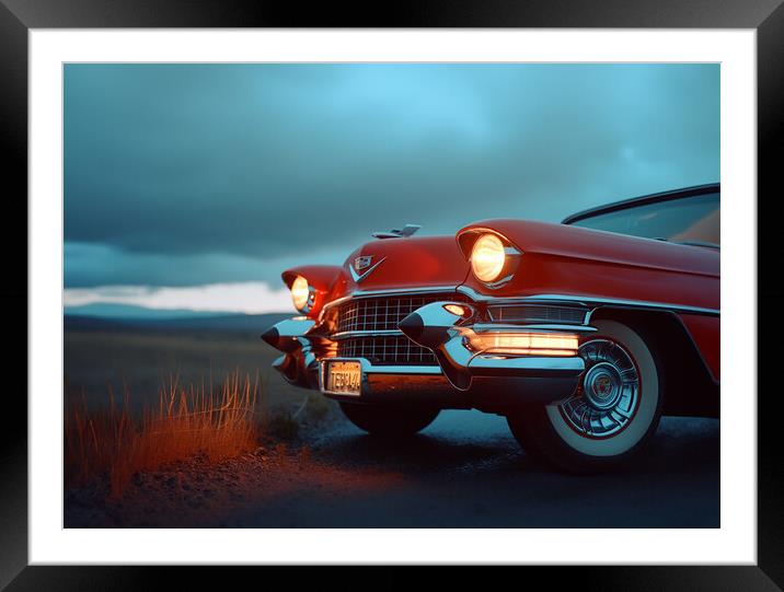 Cadillac Framed Mounted Print by Picture Wizard
