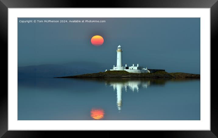 Lismore Lighthouse Framed Mounted Print by Tom McPherson
