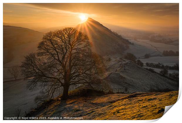 Peak District Sunrise Print by Nigel Wilkins