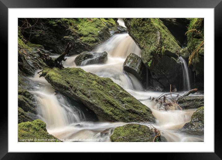 Rocky Rapids Framed Mounted Print by Ronnie Reffin