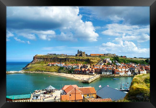 Whitby View Framed Print by Alison Chambers