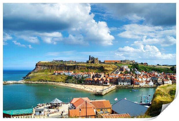Whitby View Print by Alison Chambers