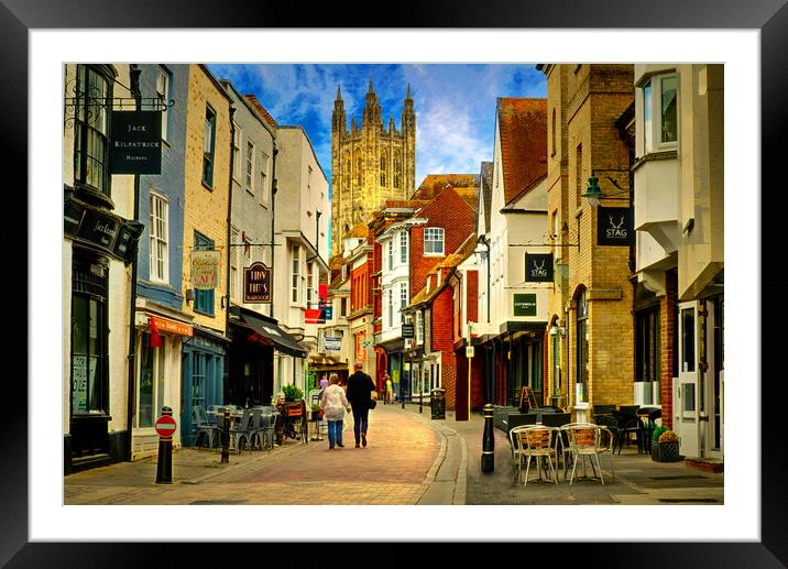 Canterbury Kent Framed Mounted Print by Alison Chambers