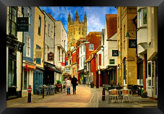 Canterbury Kent Framed Print by Alison Chambers