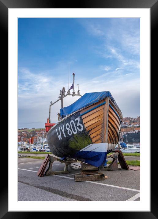 WY803 Whitby Framed Mounted Print by Steve Smith