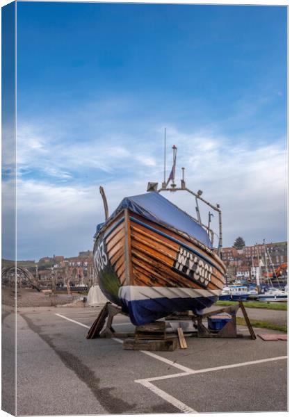 WY803 Whitby Canvas Print by Steve Smith