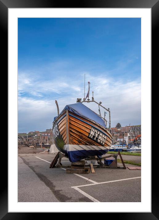 WY803 Whitby Framed Mounted Print by Steve Smith