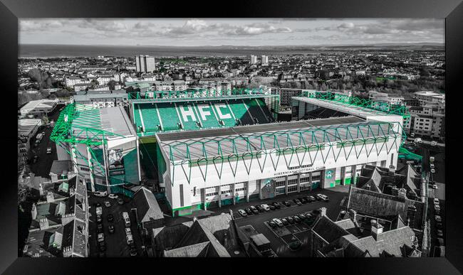 Easter Road Framed Print by Apollo Aerial Photography