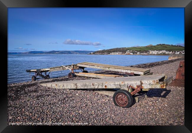Largs Roll-In Jetty Framed Print by RJW Images