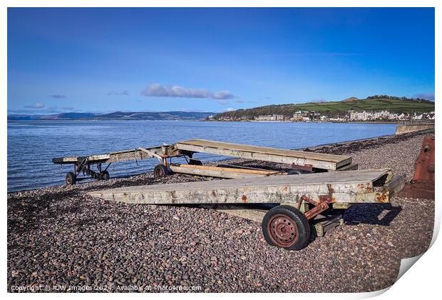 Largs Roll-In Jetty Print by RJW Images