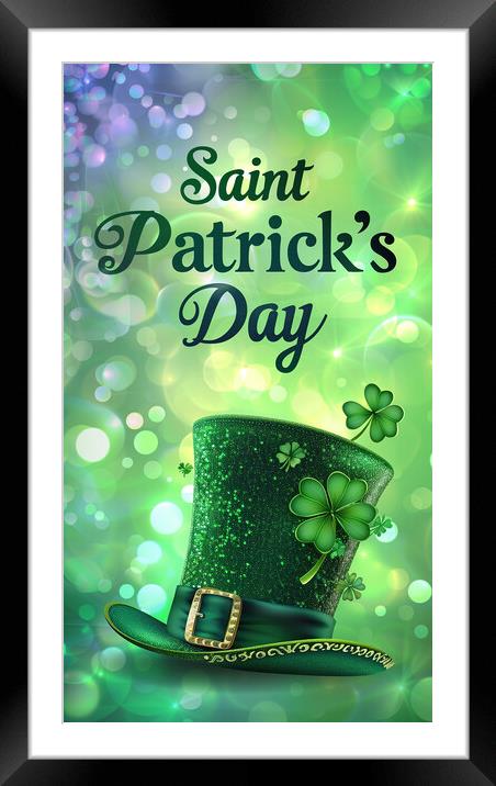 Saint Patrick's Day Framed Mounted Print by T2 