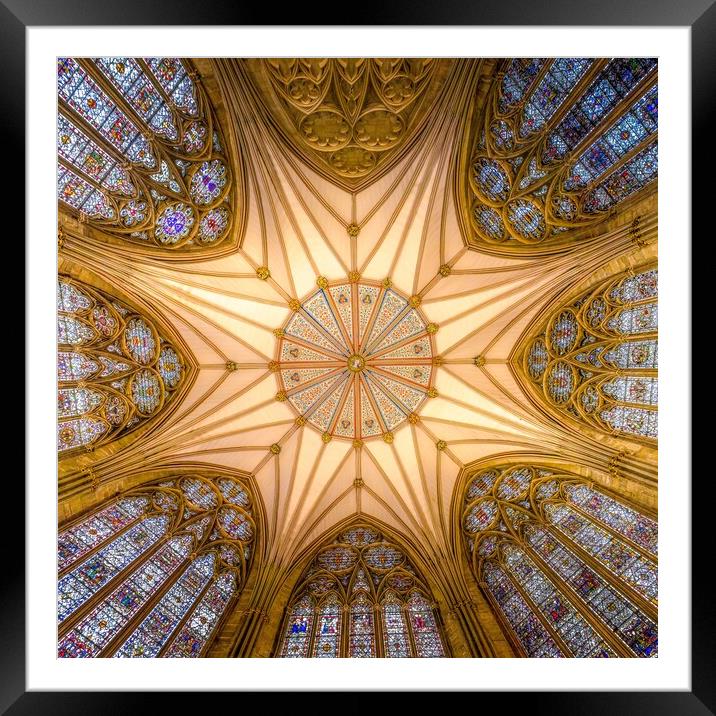 The Chapter House of York Minster Framed Mounted Print by chris smith