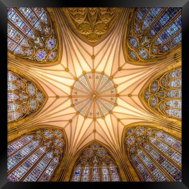 The Chapter House of York Minster Framed Print by chris smith