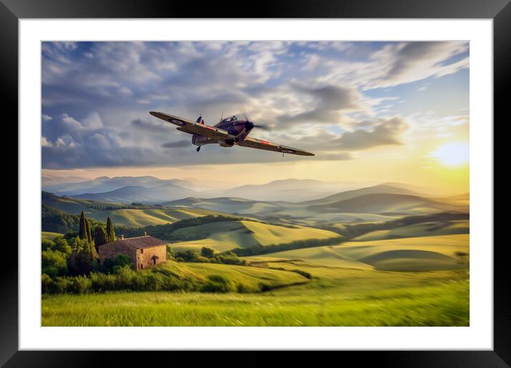 Hurricane Over The Country Framed Mounted Print by J Biggadike