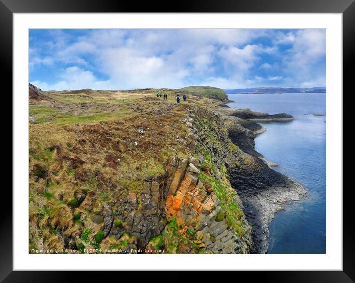 ON THE ISLE OF STAFFA Framed Mounted Print by dale rys (LP)