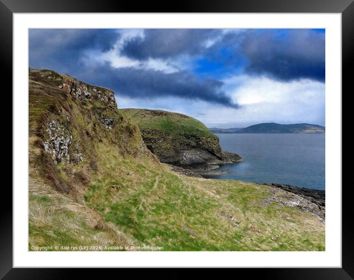 ON THE ISLE OF STAFFA Framed Mounted Print by dale rys (LP)