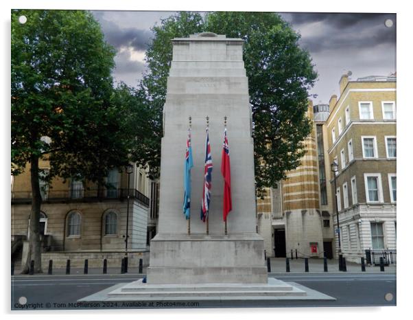 The Cenotaph (City of Westminster) Acrylic by Tom McPherson